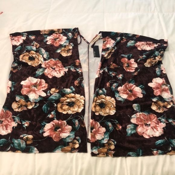 NWT Chloe & Katie open shawl with flowers - Picture 1 of 7